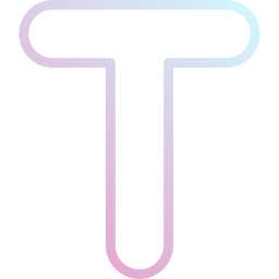 Letter t icon