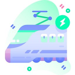 Electric train icon