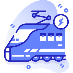 Electric train icon