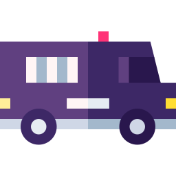 camioneta de policia icono