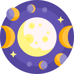 fases de la luna icono