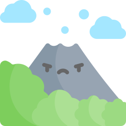 Izalco volcano icon