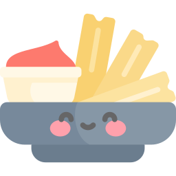 yuca frita icono