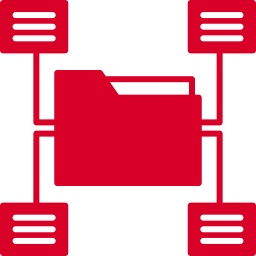 clasificación de datos icono