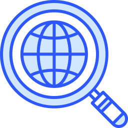 recherche mondiale Icône