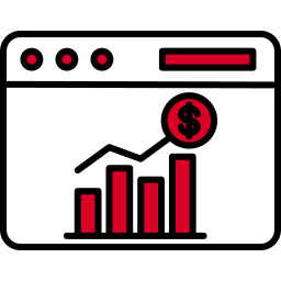 diagramme à bandes Icône