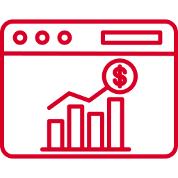 gráfico de barras icono