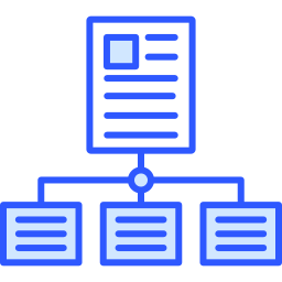 Data modelling icon