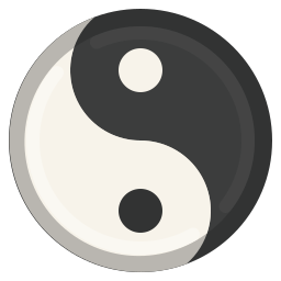 yin yang ikona