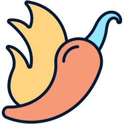 Spicy food icon