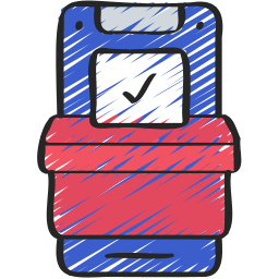 Online voting icon