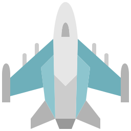 avion de chasse Icône