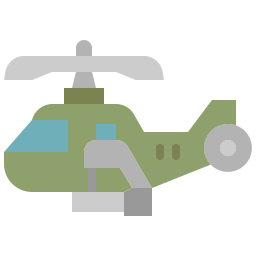 helicóptero icono