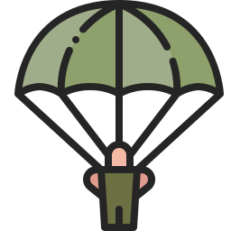 paraquedista Ícone