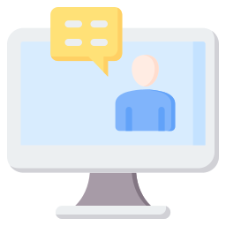 Online meeting icon