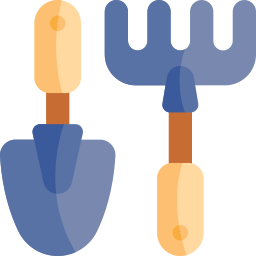 Gardening tools icon