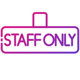 Staff only icon