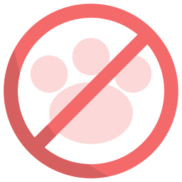 No pets allowed icon
