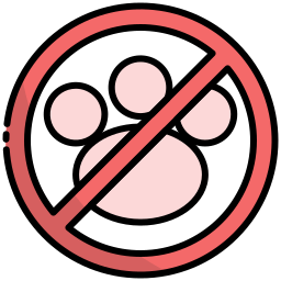 No pets allowed icon