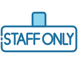 Staff only icon