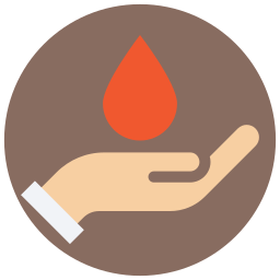 donación de sangre icono