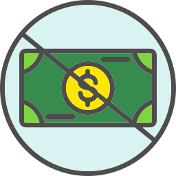 현금 없음 icon