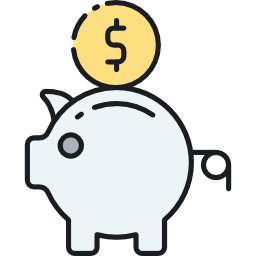 Piggy bank icon