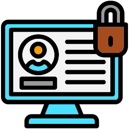 Secure data icon