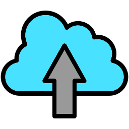 Cloud upload icon