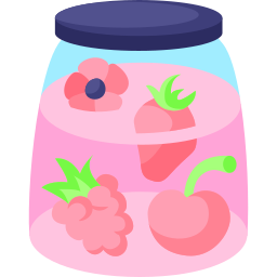 Strawberry juice icon
