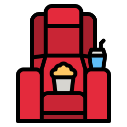 siedzisko kinowe ikona