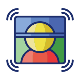 Facial recognition icon