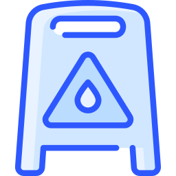 Wet floor icon