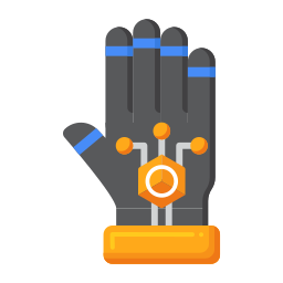 Wired glove icon