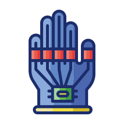 Wired glove icon