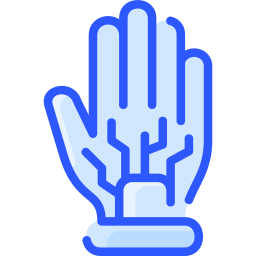 Wired glove icon