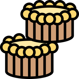 tarta de mantequilla icono