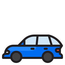 Hatchback car icon