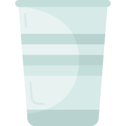 tasse en plastique Icône