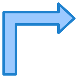 Right turn icon