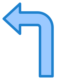 Turn left icon