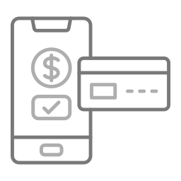 paiement par smartphone Icône