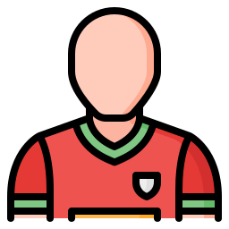 Футбольный игрок иконка
