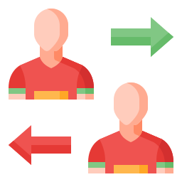 substituição de jogador Ícone