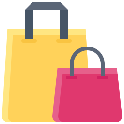 Shopping bags icon