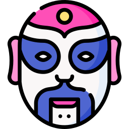 Chinese mask icon