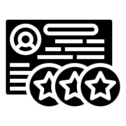 classement des étoiles Icône