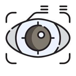 Eye recognition icon