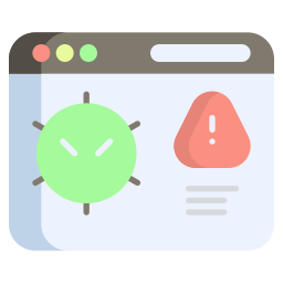 alerta de vírus Ícone