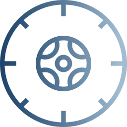 Car wheel icon